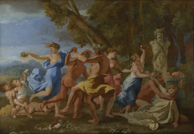 Bacchanale devant un terme, Nicolas Poussin