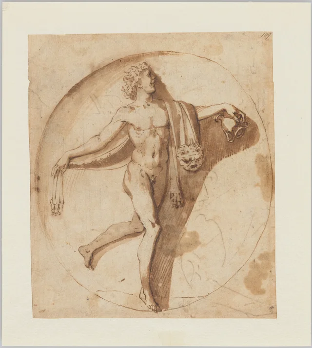 Bacchante dansant