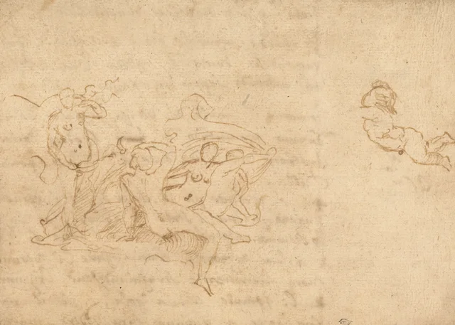 Estudio para el Triunfo de Neptuno y Anfitrite, o el Nacimiento de Venus, Nicolas Poussin