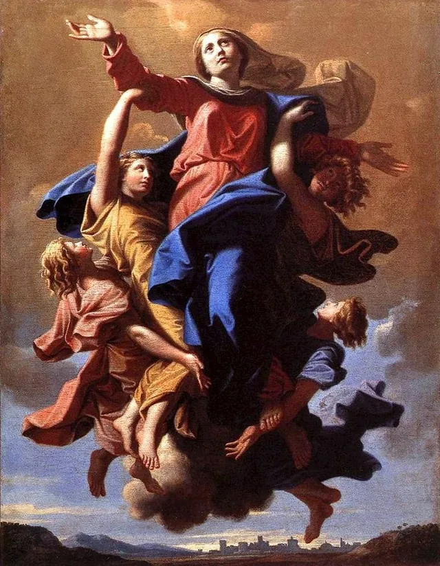 A Assunção da Virgem, Nicolas Poussin