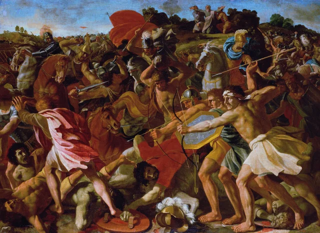 La victoria de Josué sobre los amalecitas