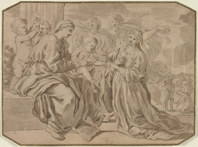 Mystic Marriage of St. Catherine, Nicolas Poussin