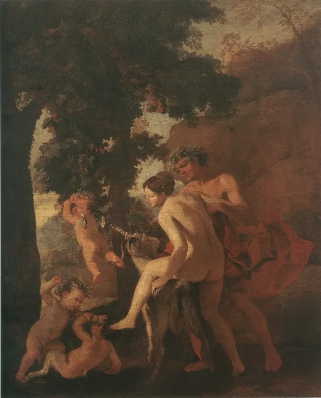 Venus, Faun and Putti