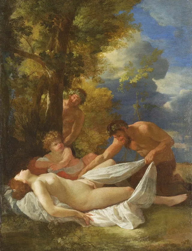 Nymph with Satyrs