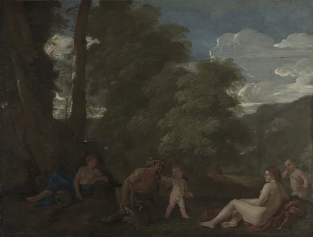 Ninfas y sátiro (Amor vincit omnia)