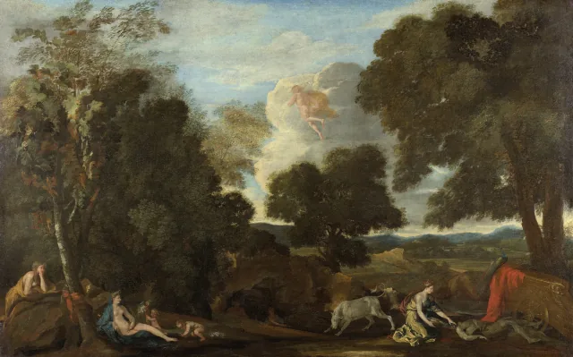 Paysage avec Junon et Argus, Nicolas Poussin