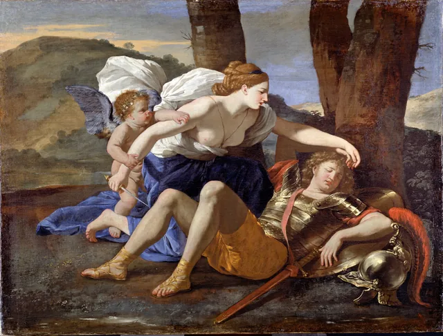 Rinaldo and Armida, Nicolas Poussin