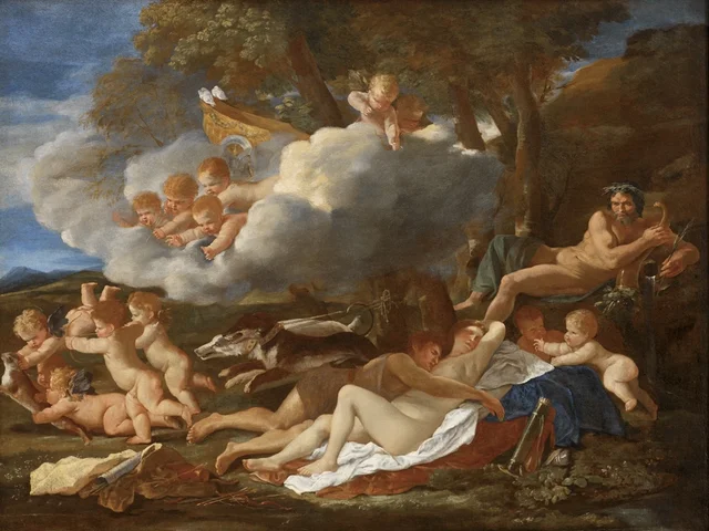 Venus et Adonis, Nicolas Poussin