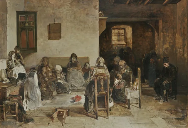 The Dirge in Psara, Nikiforos Lytras