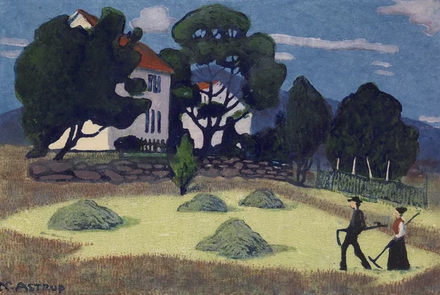 De retour du travail, Nikolai Astrup