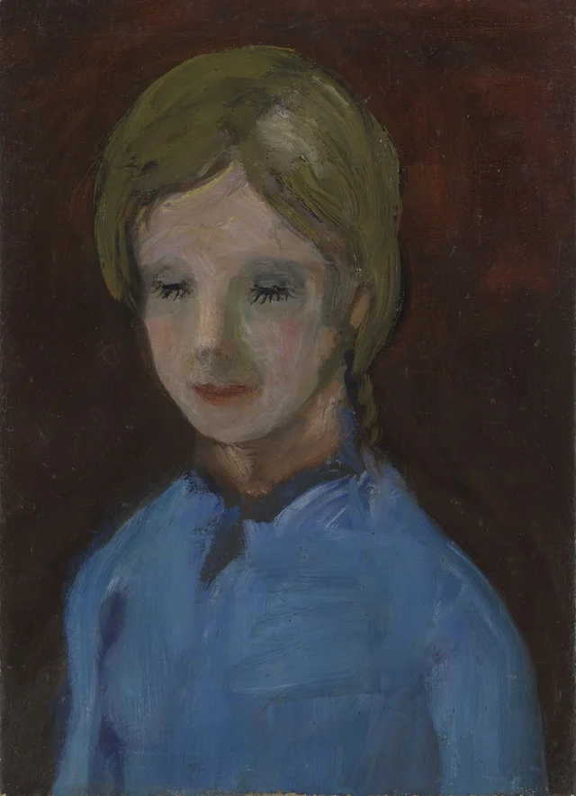 Étude de portrait de jeune fille
