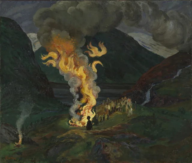 Feu de la Saint-Jean, Nikolai Astrup