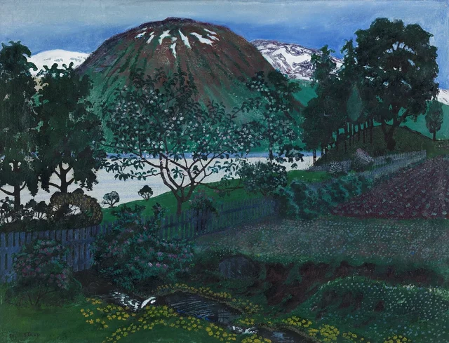 Nuit de juin dans le jardin, Nikolai Astrup