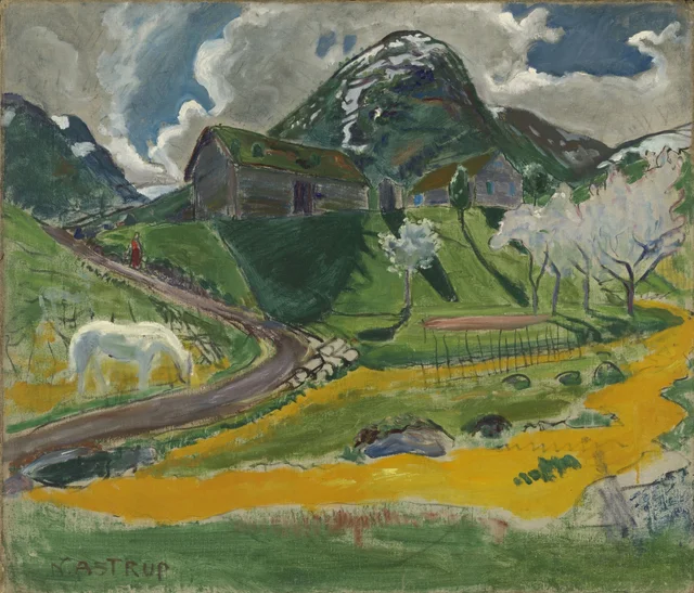 Printemps au cheval blanc, Nikolai Astrup