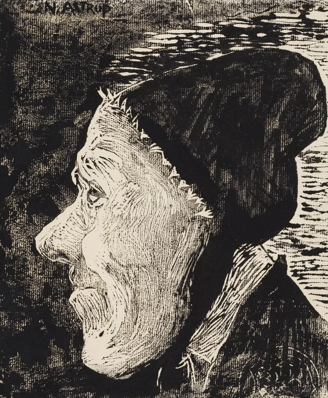 Vieille femme de Jølster, Nikolai Astrup
