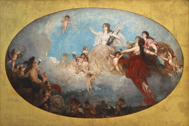 The Liberal Arts and their Spirits, Nikolaos Gyzis