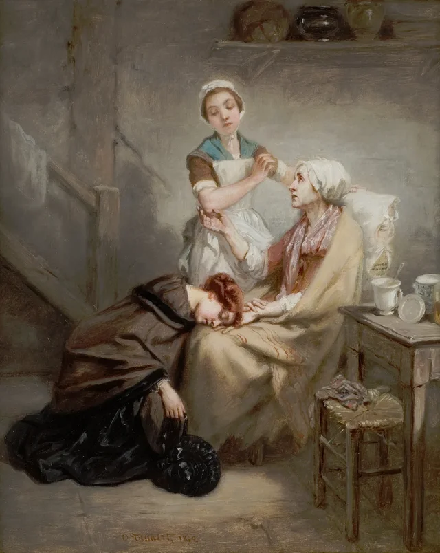 The Return to the Village (The Prodigal Son), Octave Tassaert