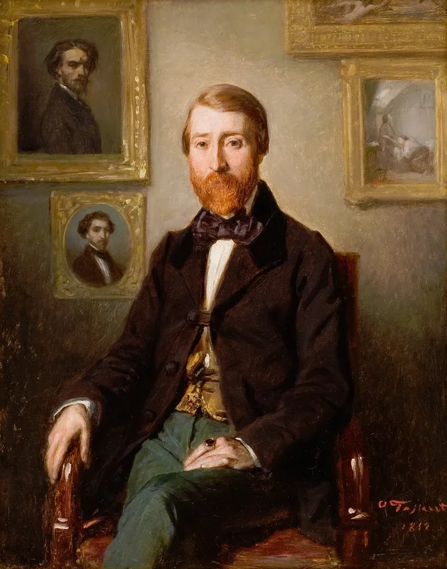 Portrait of Bruyas in His Interior, Octave Tassaert