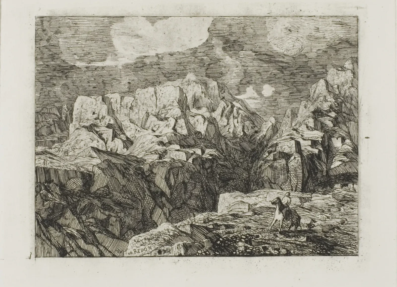 Cavalier dans la montagne, Odilon Redon