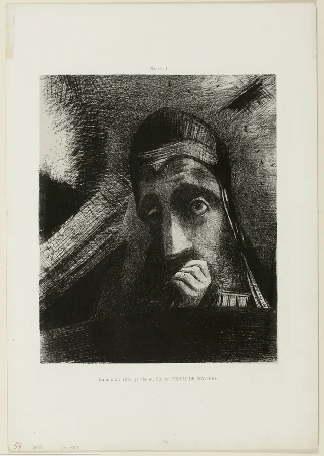 Face of Mystery (In My Dream I Saw in the Sky a Face of Mystery), plate 1 from Homage to Goya