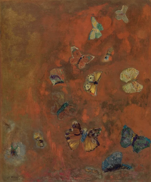 Evocation of Butterflies, Odilon Redon