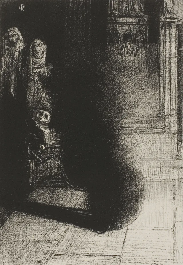Frontispiece for Les Flambeaux noirs by Émile Verhaeren