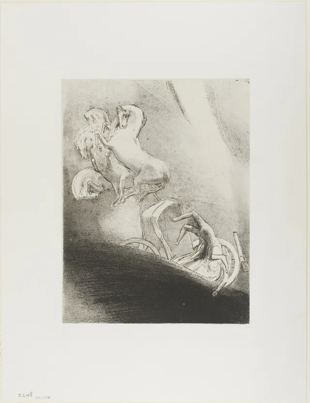 He Falls Head Foremost into the Abyss, plate 17 of 24