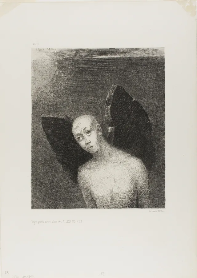 L'Ange perdu ouvrit alors des ailes noires, dans La Nuit