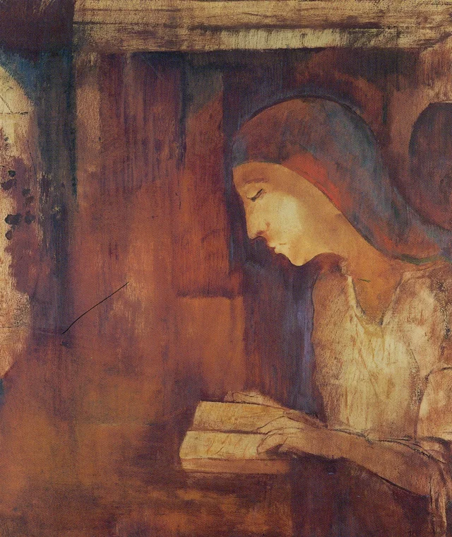 Woman Reading, Odilon Redon