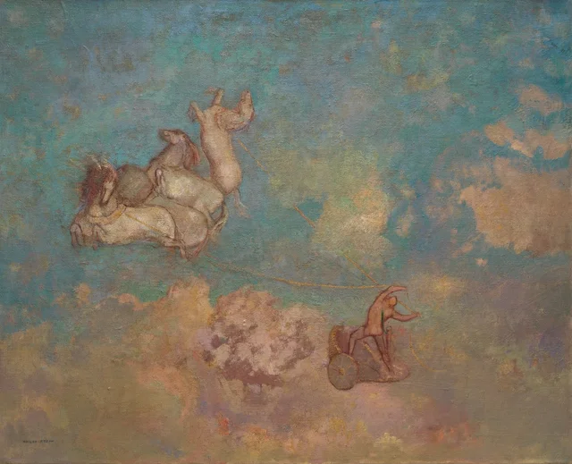 El carro de Apolo, Odilon Redon