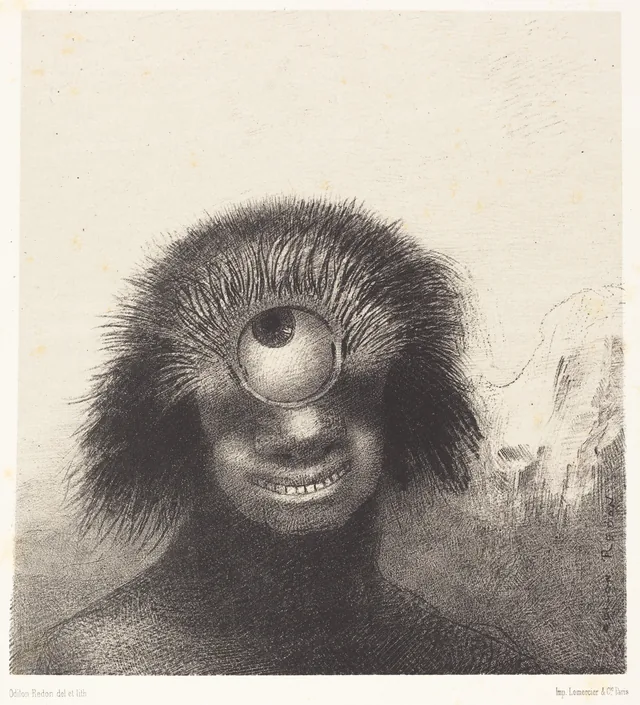 The deformed polyp floated on the shores, a sort of smiling and hideous Cyclops