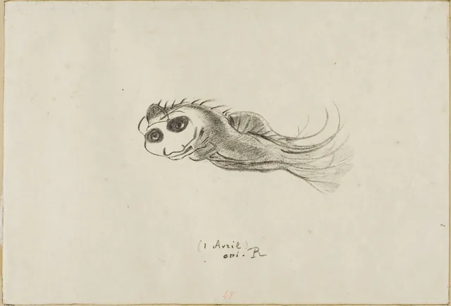 Menu of a Dinner for French Lithographers, April 1, 1887