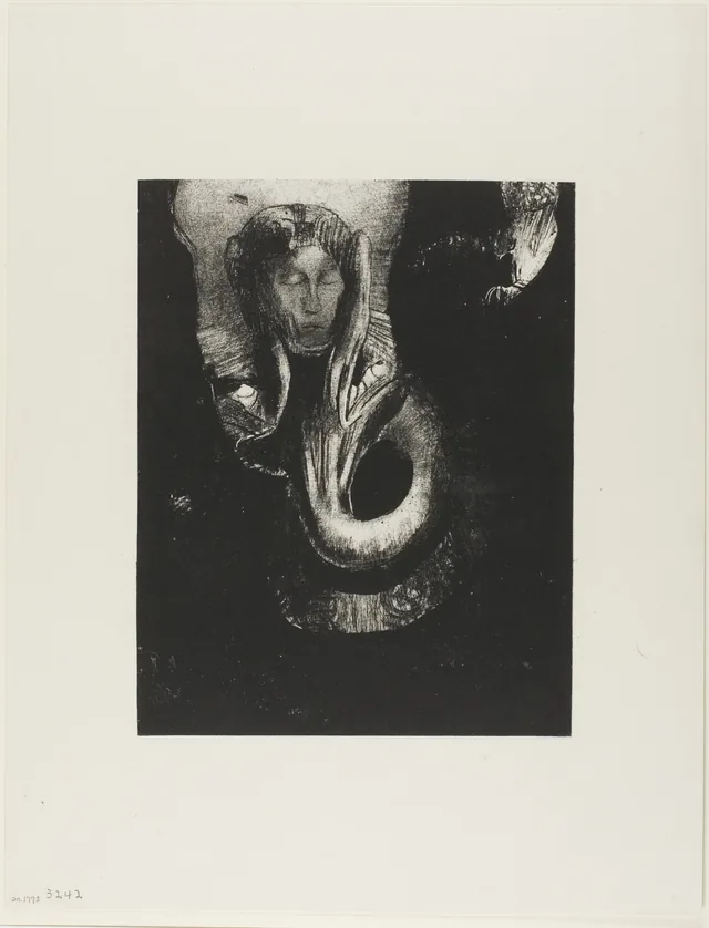 Oannes: 'I, the first consciousness in Chaos, rose from the abyss to harden matter, to determine forms', plate 14 from The Temptation of Saint Anthony (3rd series)