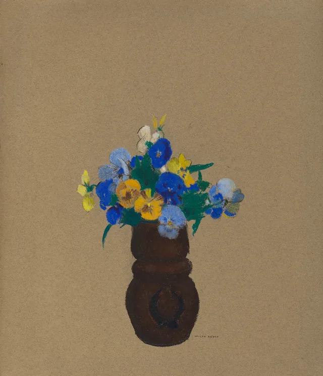 Pansies, Odilon Redon