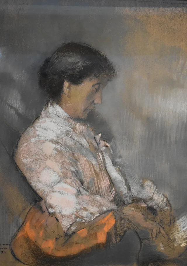 Retrato de madame Redon, Odilon Redon