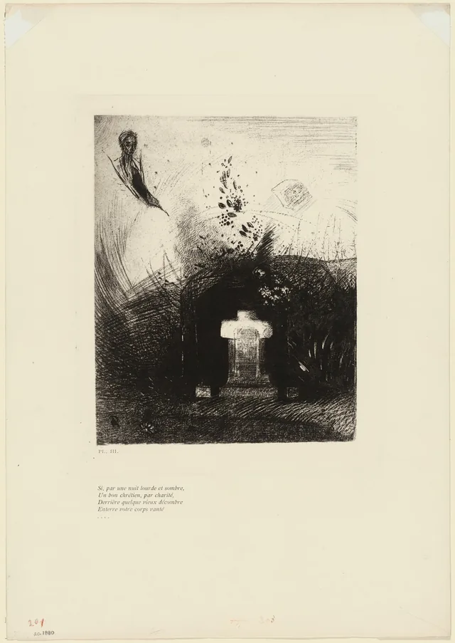 If On a Close Dark Night a Good Christian, Out of Charity, Behind Some Old Ruin, Buries Your Vaunted Body, plate 4 of 9