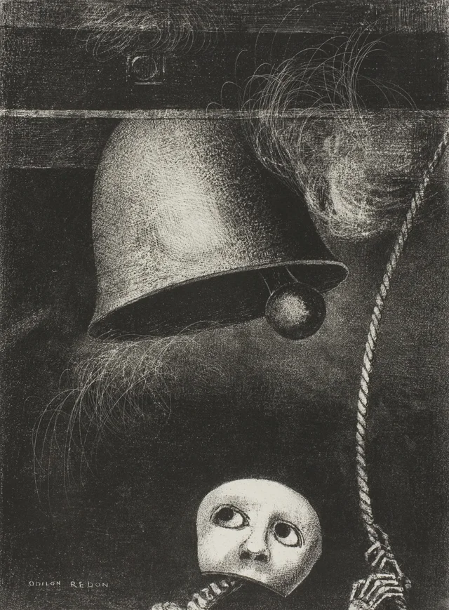 Una máscara toca a muerto, lámina 3 de A Edgar Poe