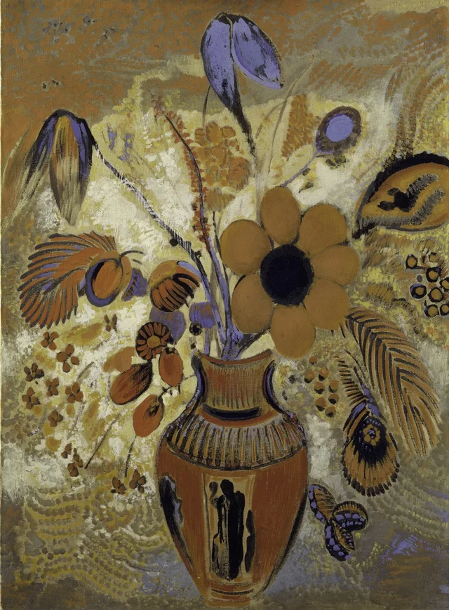 Etruscan Vase with Flowers