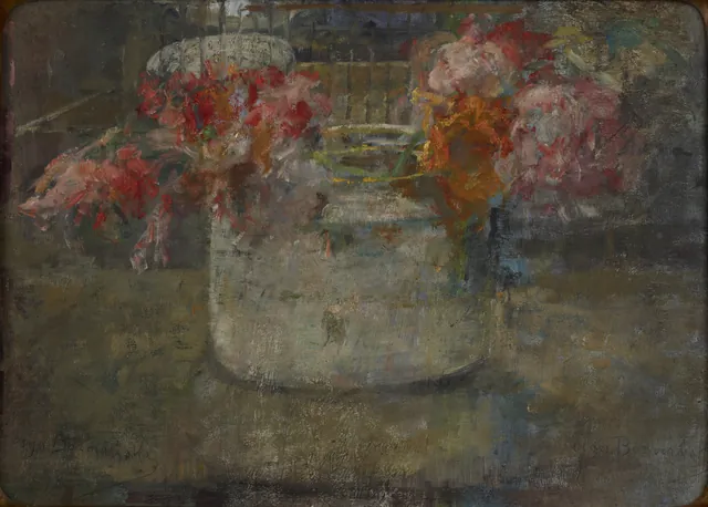 Flowers (double-sided painting)