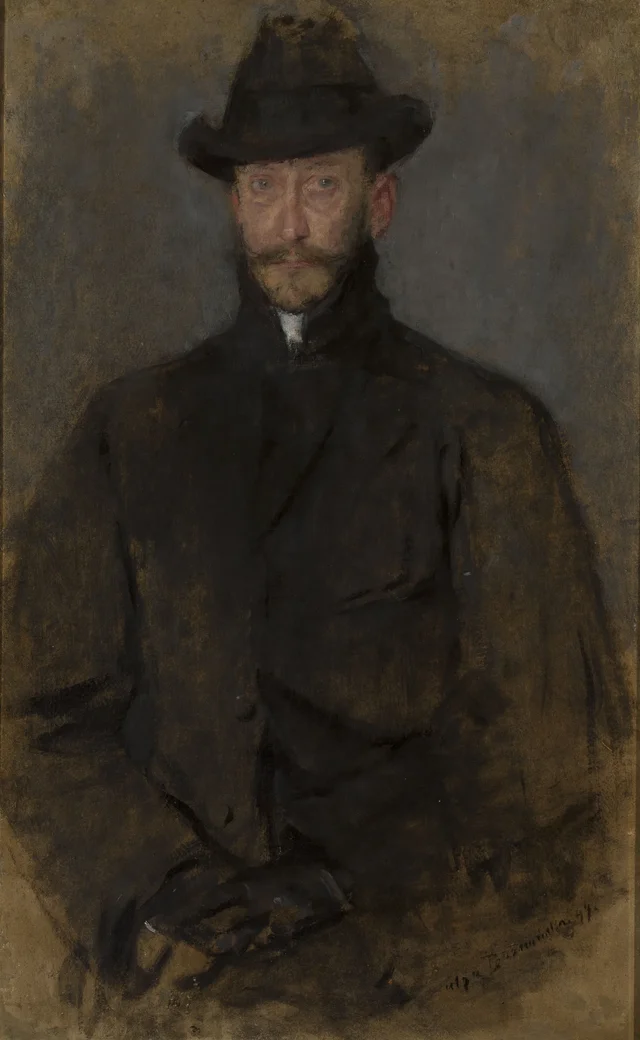 画家アントニ・カミェンスキ（1860/1-1933）の肖像