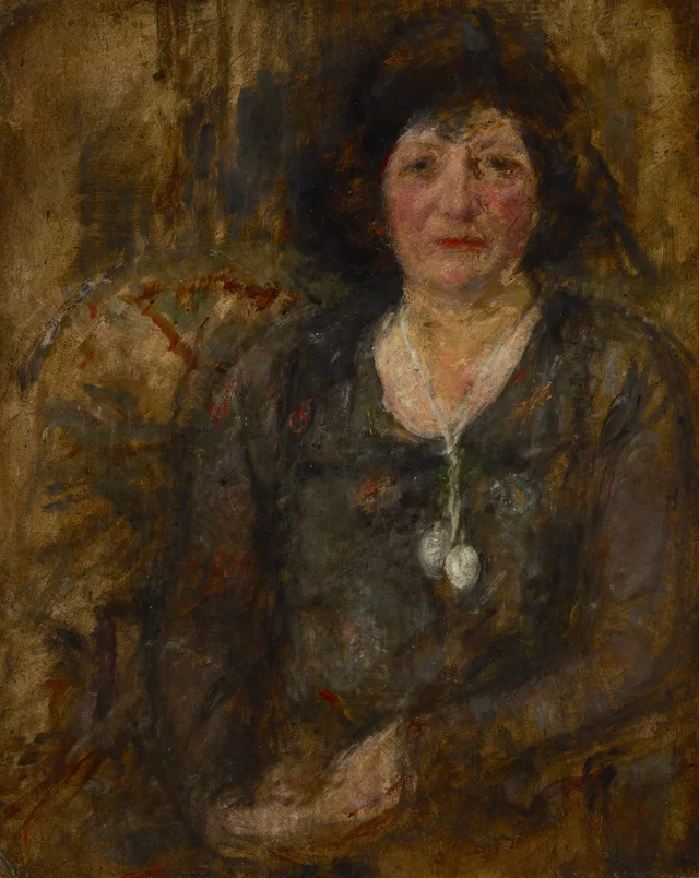 Retrato de una dama con collar
