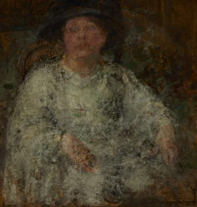 Retrato de uma dama de óculos, Olga Boznańska