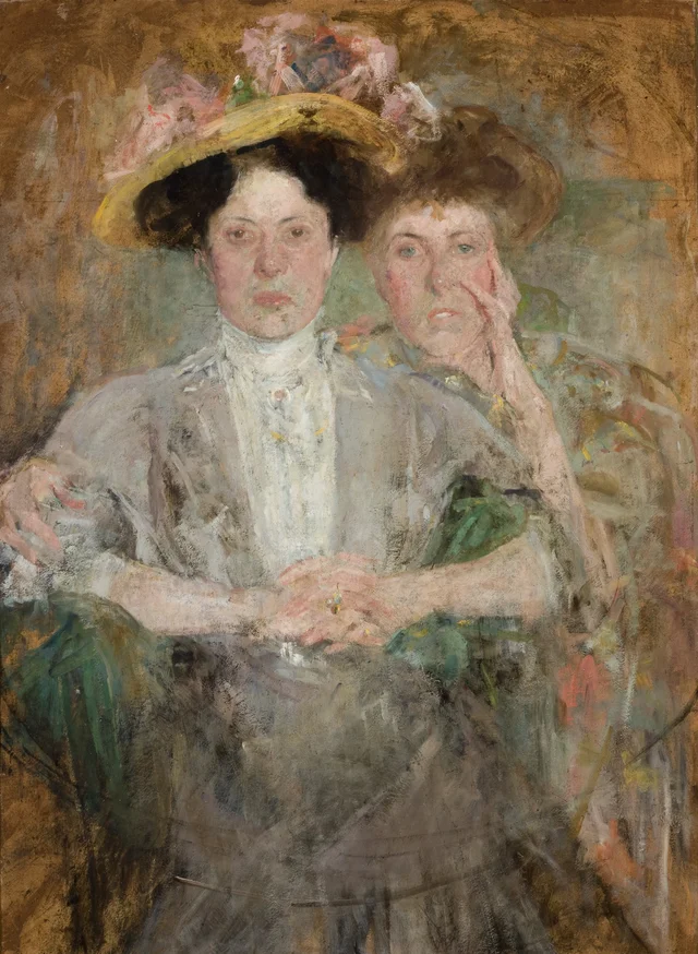 Retrato de dos jóvenes damas, Olga Boznańska