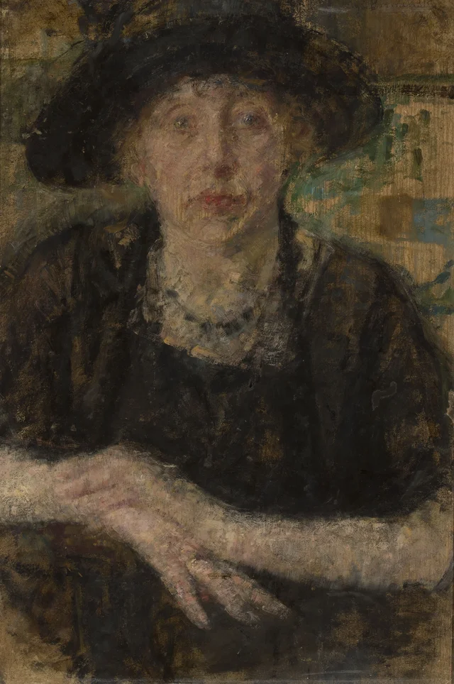 Portrait of a Lady in a Black Hat