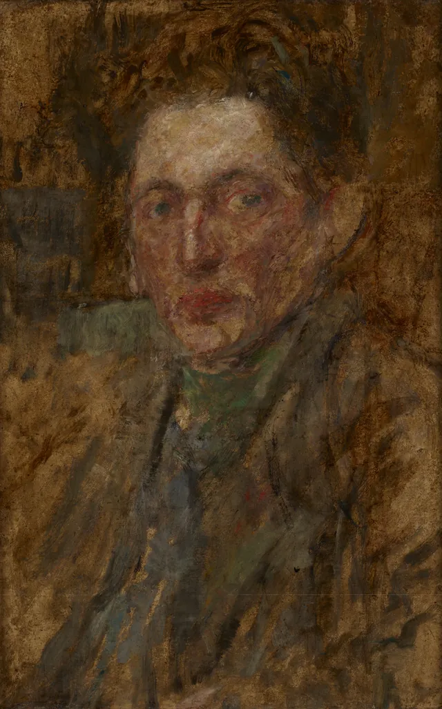 Study of a Male Figure (double-sided painting)