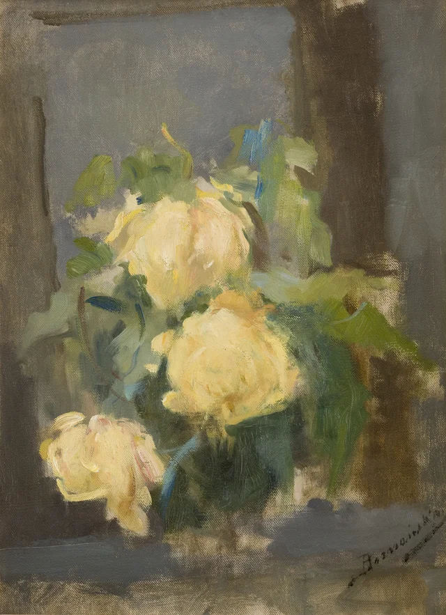Rosas doradas