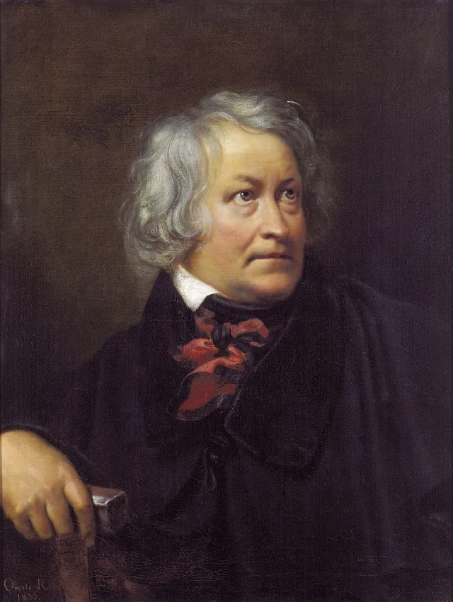 Portrait of Bertel Thorvaldsen, Oreste Kiprensky