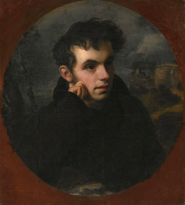 Portrait of the Poet Vasily Zhukovsky, Oreste Kiprensky