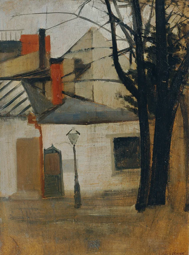 Coin de ruelle, Oskar Schlemmer