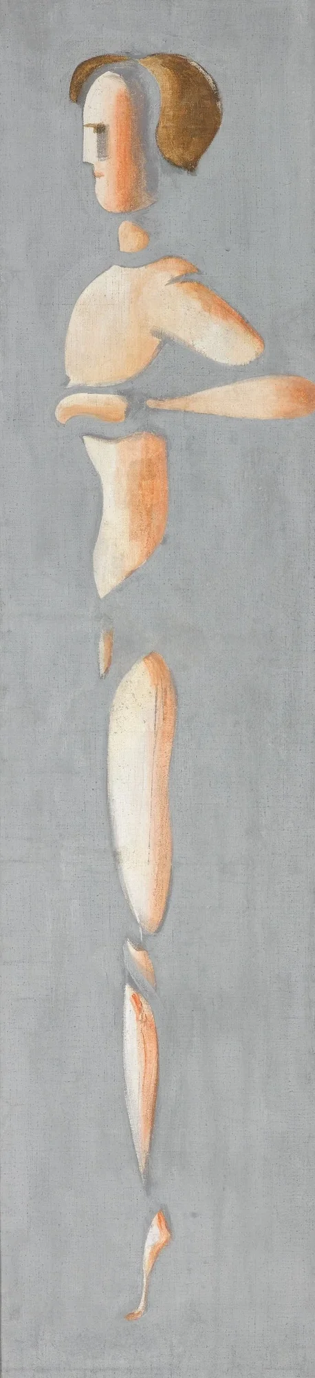 Single Figure on a Grey Ground, Oskar Schlemmer